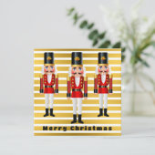 Rode en witte kerstKaart Personaliseren Bedankkaart (Staand voorkant)