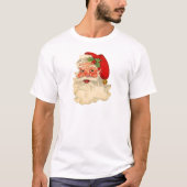 rode en witte kerstman t-shirt (Voorkant)