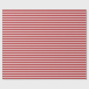 Rode en Witte Magische Kerstmis Cadeaupapier