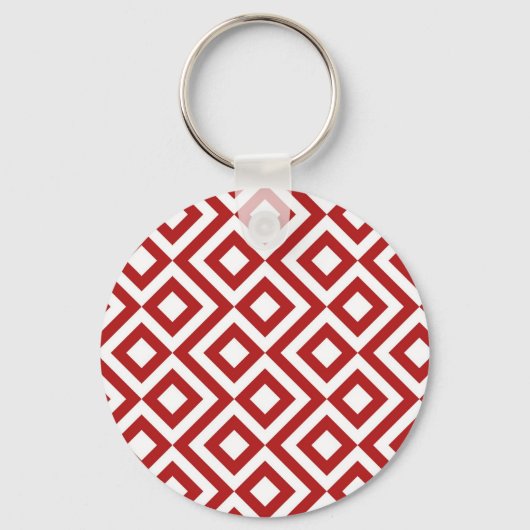 Rode en witte mander sleutelhanger (Voorkant)