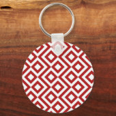 Rode en witte mander sleutelhanger (Voorkant)