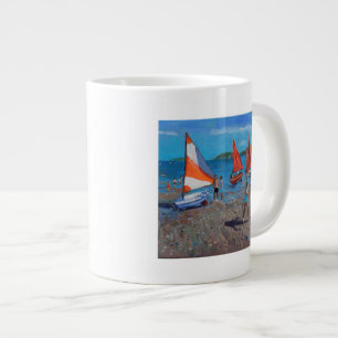 Rode en witte nagels Abersoch Grote Koffiekop
