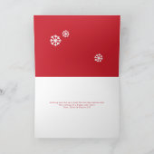 Rode en Witte Nice List Vraag Als Vriend Funny Feestdagen Kaart (Binnen)