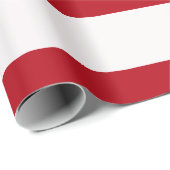 Rode en witte pennenstrepen cadeaupapier (Rol Hoek)