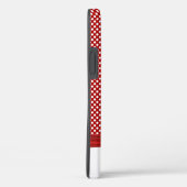 rode en witte poka-punten met boeg Case-Mate iPhone case (Achterkant / Rechts)