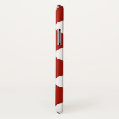 Rode en witte pokadot Case-Mate iPhone case (Achterkant / rechts)