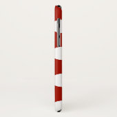 Rode en witte pokadot Case-Mate iPhone case (Achterkant/links)