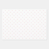 Rode en Witte Polka Dots Wrapping Paper Sheets (Voorkant 2)
