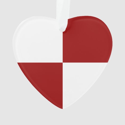 Rode en witte rechthoeken ornament (achterkant)