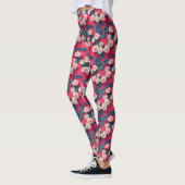 Rode En Witte Rozen Leggings (Links)