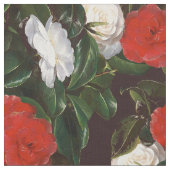  rode en witte Rozen Stof (Close Up)