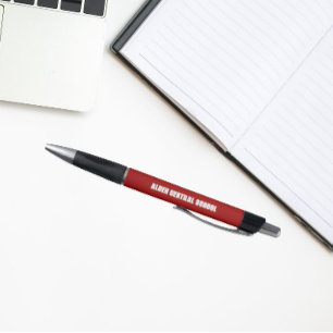 Rode en Witte School Kleuren Pen