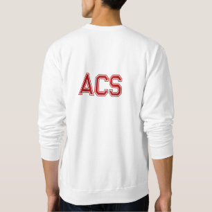 Rode en Witte School Varsity Letters Trui
