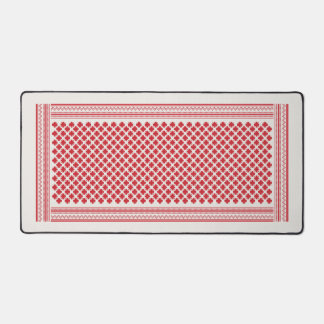 Rode en Witte Shemagh Keffiyeh Patroon Bureaumat