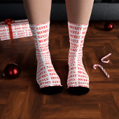 Rode en Witte Sinterklaas Sokken