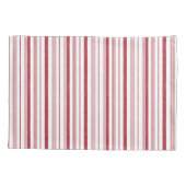 Rode en witte Snoep Stripe Pillow Hoesje Shams Kussensloop (Achterkant)