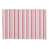 Rode en witte Snoep Stripe Pillow Hoesje Shams Kussensloop (Voorkant)