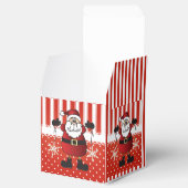 Rode en witte Snoepjes strepen en de Kerstman Bedankdoosjes (Geopend)