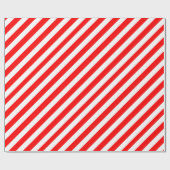 Rode en witte snoepriemen cadeaupapier (Vlak)