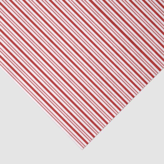 Rode en witte snoeprietjes tissuepapier (Detail)