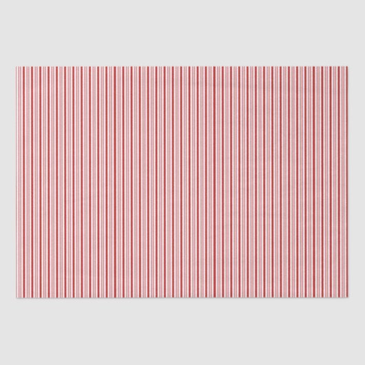 Rode en witte snoeprietjes tissuepapier (Voorkant)