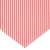 Rode en witte snoepstripes tafelkleed (Gekanteld)