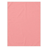 Rode en witte snoepstripes tafelkleed (Voorkant)
