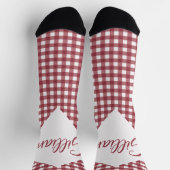  rode en witte Sokken van de Checkers Crew (Top)