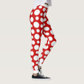 Rode en Witte Stippen Leggings (Rechts)