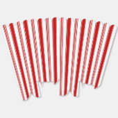 Rode en witte streep bedankdoosjes (Ongevouwen)