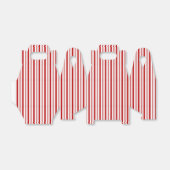 Rode en witte streep bedankdoosjes (Uitgevouwen)