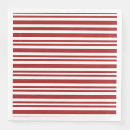 rode en witte streep servet