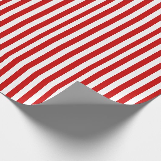 Rode en witte strepen cadeaupapier (Hoek)