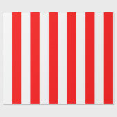 Rode en witte strepen cadeaupapier (Vlak)