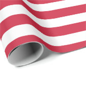 Rode en witte strepen cadeaupapier (Rol Hoek)