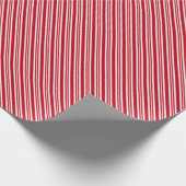 Rode en witte strepen cadeaupapier (Hoek)