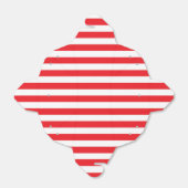 Rode en witte strepen Favor Box Bedankdoosjes (Uitgevouwen)