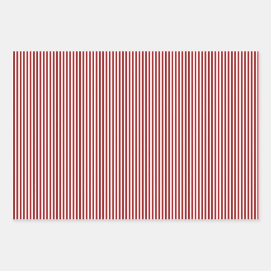 Rode en witte strepen inpakpapier vel (Voorkant 3)