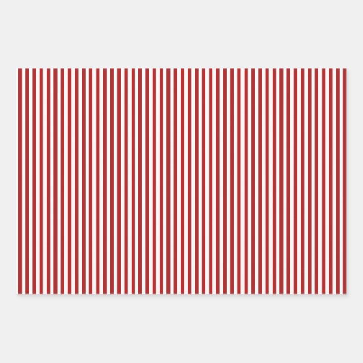 Rode en witte strepen inpakpapier vel (Voorkant)
