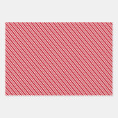 Rode en witte strepen inpakpapier vel (Voorkant)