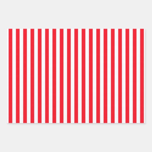 Rode en witte strepen inpakpapier vel (Voorkant 2)