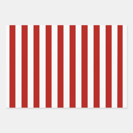 Rode en witte strepen inpakpapier vel (Voorkant 2)