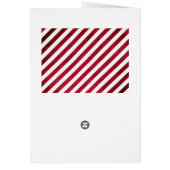 Rode en witte strepen op textiel van textiel door  (Achterkant)