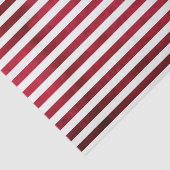 Rode en witte strepen op textiel van textiel door tissuepapier (Detail)