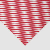 Rode en witte strepen tissuepapier (Detail)