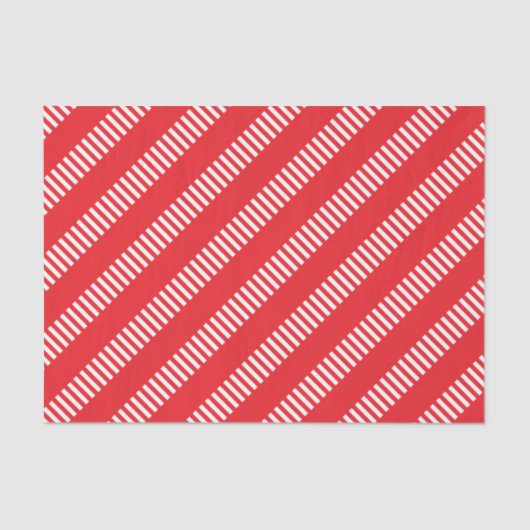 Rode en Witte Strepen Tissuepapier (Voorkant)