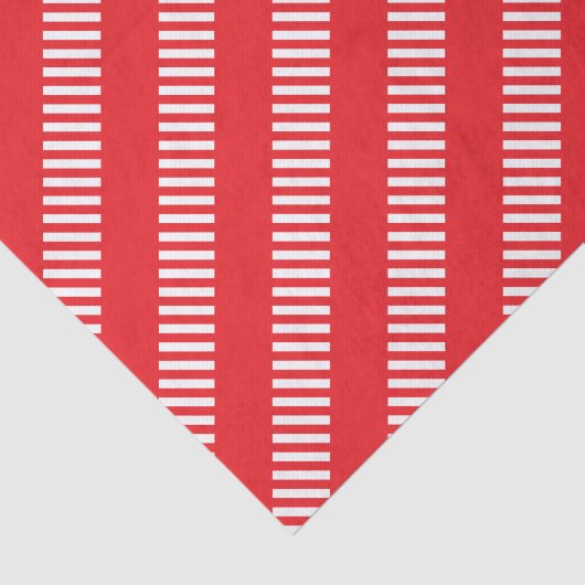 Rode en Witte Strepen Tissuepapier (Detail)