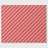 rode en witte suikerriet gestreept cadeaupapier (Vlak)