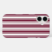 Rode en witte suikerstrepen Case-Mate iPhone case (Achterkant (horizontaal))
