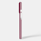 Rode en witte suikerstrepen Case-Mate iPhone case (Achterkant / Links)